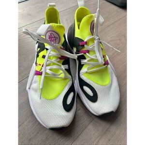 Nike Air Huarache Edge TXT Magenta Yellow Size 9.5 - excellent condition